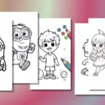 Cute Boy Coloring Pages For Kids [Free Printable PDFs]