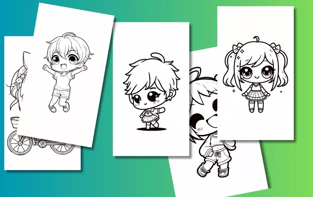 Cute Gacha Life Coloring Pages For Kids [Free Printable PDFs]