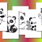 Cute Panda Coloring Pages For Kids [Free Printable PDFs]