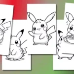 Cute Pikachu Coloring Pages For Kids [Free Printable PDFs]