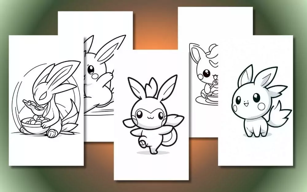 Cute Pokemon Coloring Pages For Kids [Free Printable PDFs]