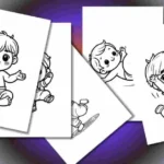 Cute Toddlers Coloring Pages For Kids [Free Printable PDFs]