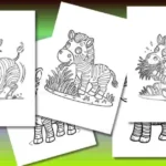 Cute Zebra Coloring Pages For Kids [Free Printable Pdfs]