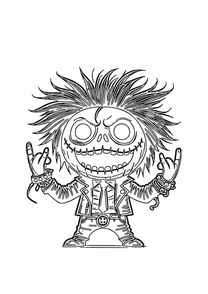 Rob Zombie Coloring Pages