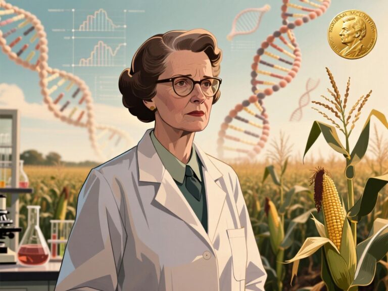 Barbara McClintock – Nobel Prize in genetics